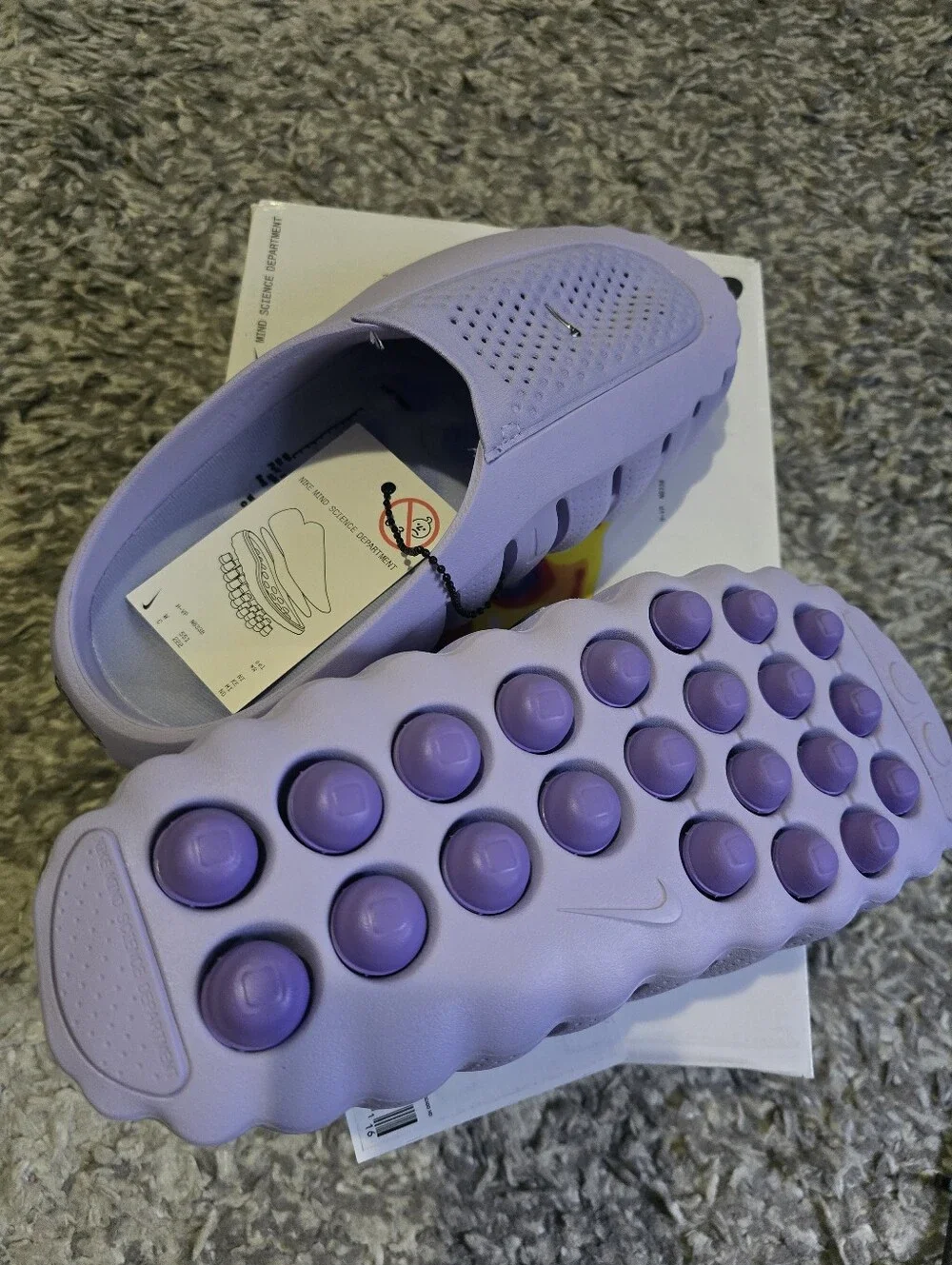 Purple Sandals Nike Mind 001